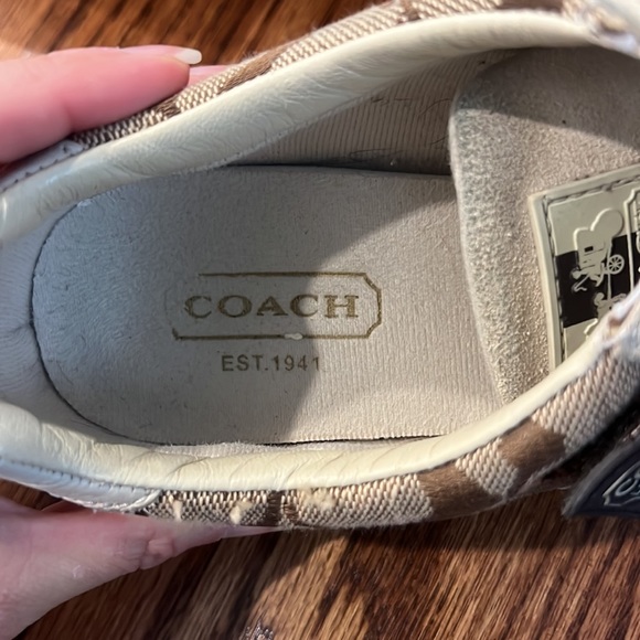 Coach sneakers with Velcro - worn once - Picture 5 of 7